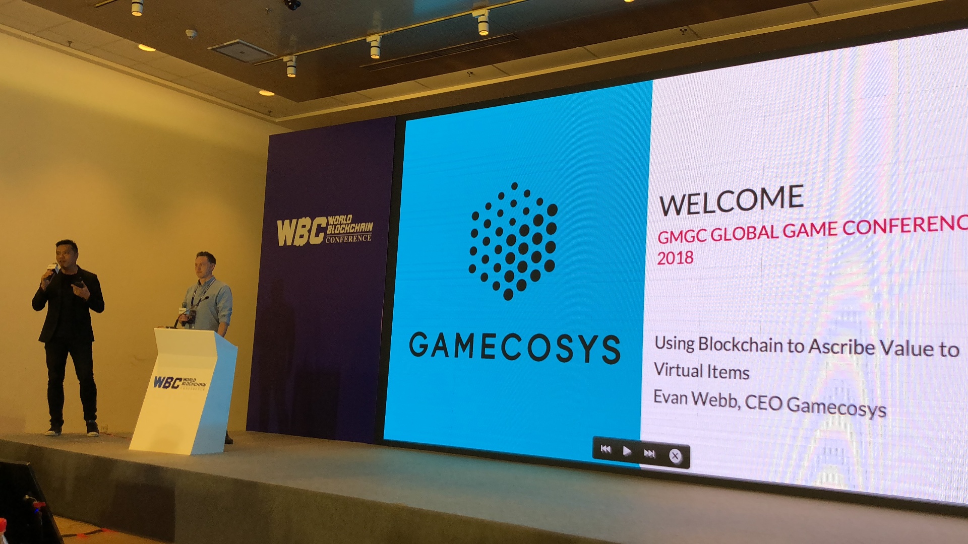 Keynote stage — shaping the next era of the Game Eco System.